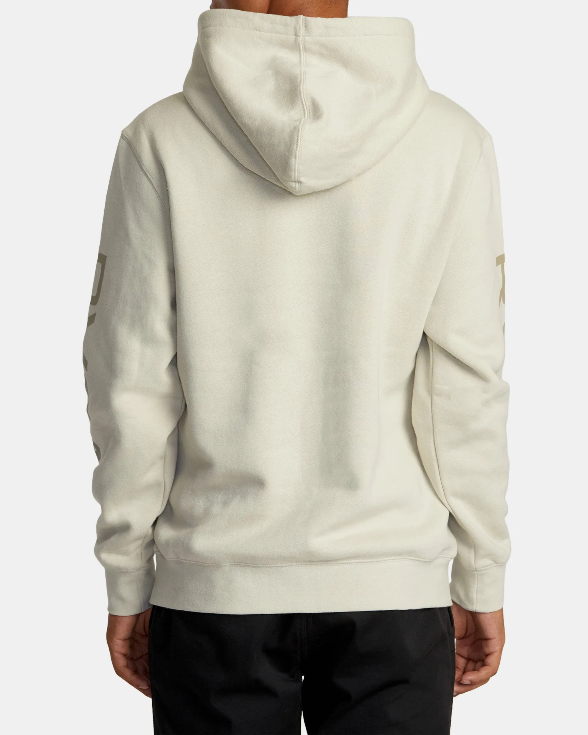 Big Label Hoodie - Silver Bleach