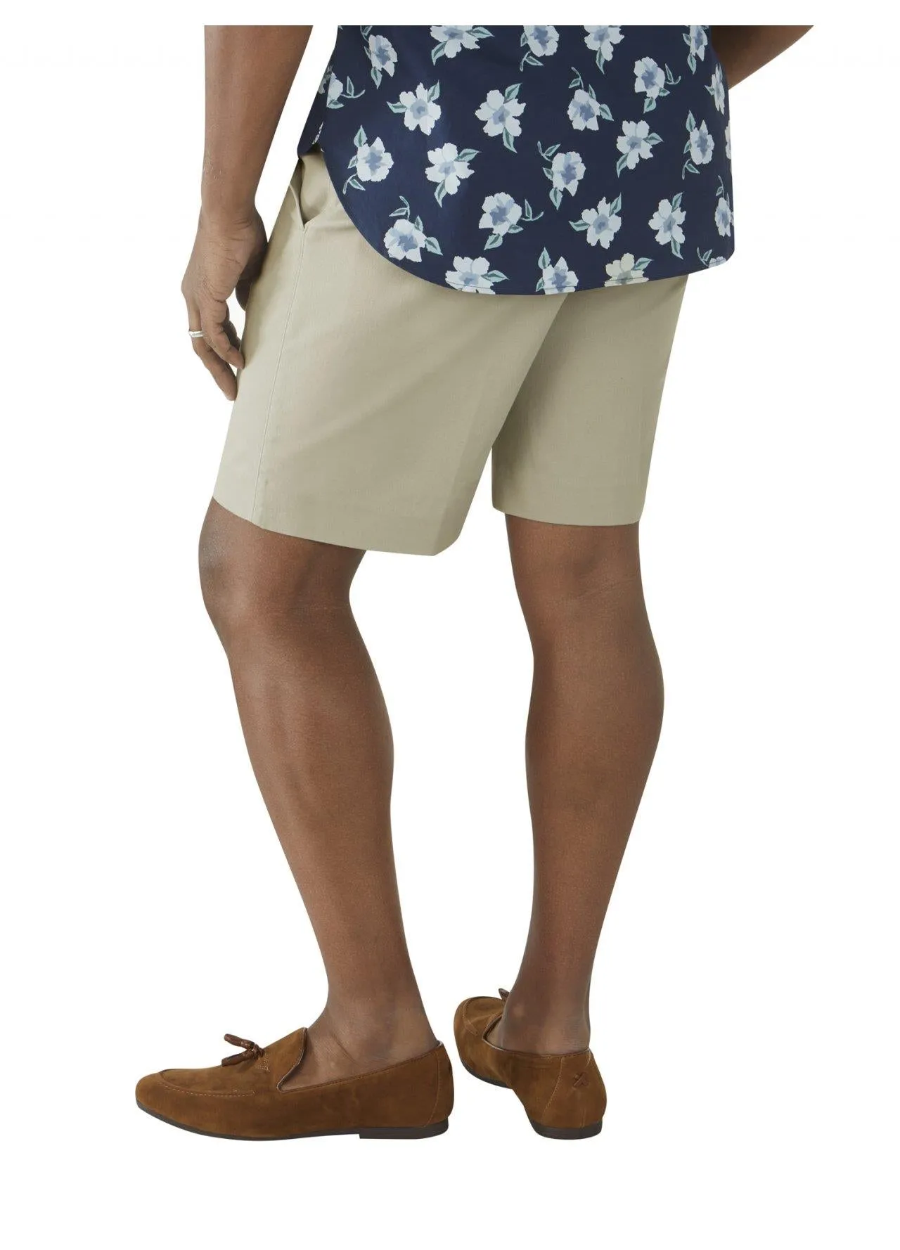 SKOPES Mens Big Size Cotton Chino Shorts (Biarritz)